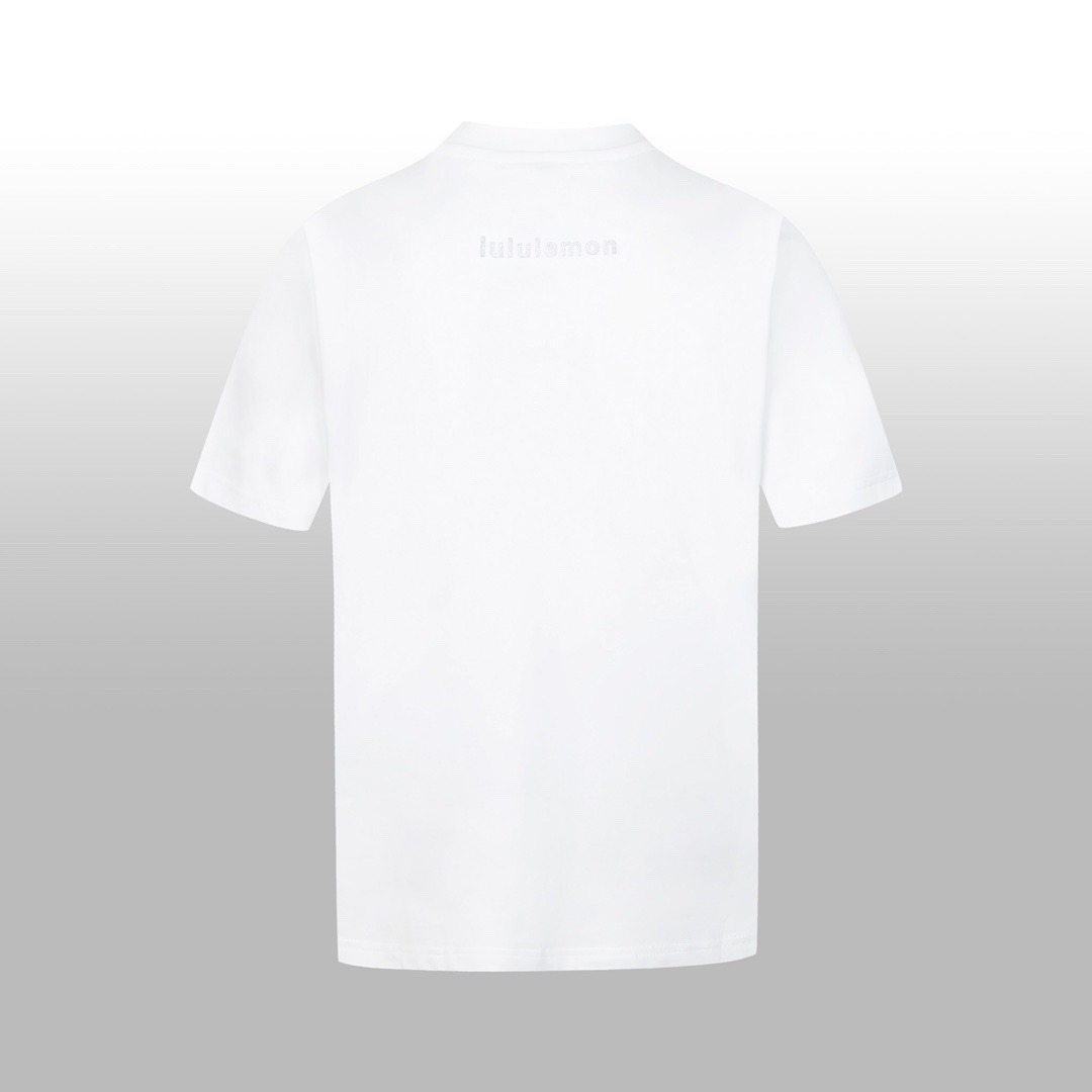 Lululemon Short-Sleeve T Shirt Reflective Round Neck Printed White 2026 | Drip Kickz Lululemon Short-Sleeve T Shirt Reflective Round Neck Printed White - Image 2