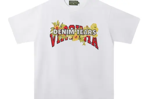 Denim Tears Logo Monogram T Shirt White