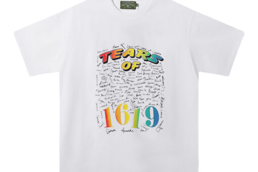 Denim Tears Logo Text Monogram T Shirt White