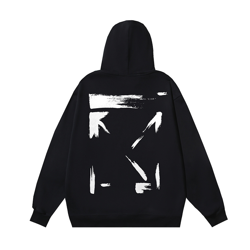 Off-White All Black Hoodie 2026 | Drip Kickz Off-White All Black Hoodie - Image 2