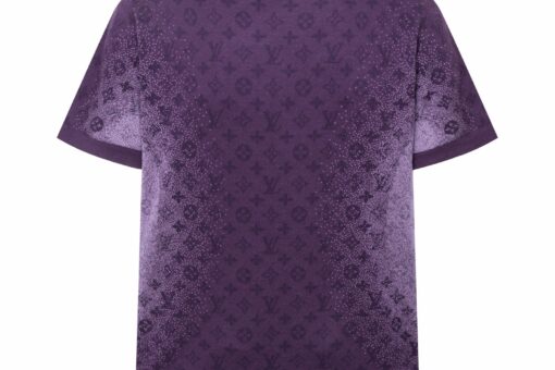 LV Monogram Jacquard Short-Sleeved Crewneck T-Shirt