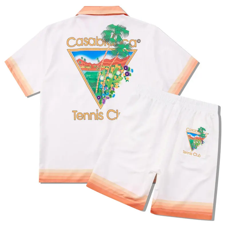 Casablanca Short Set White 2026 | Drip Kickz Casablanca Short Set White - Image 2