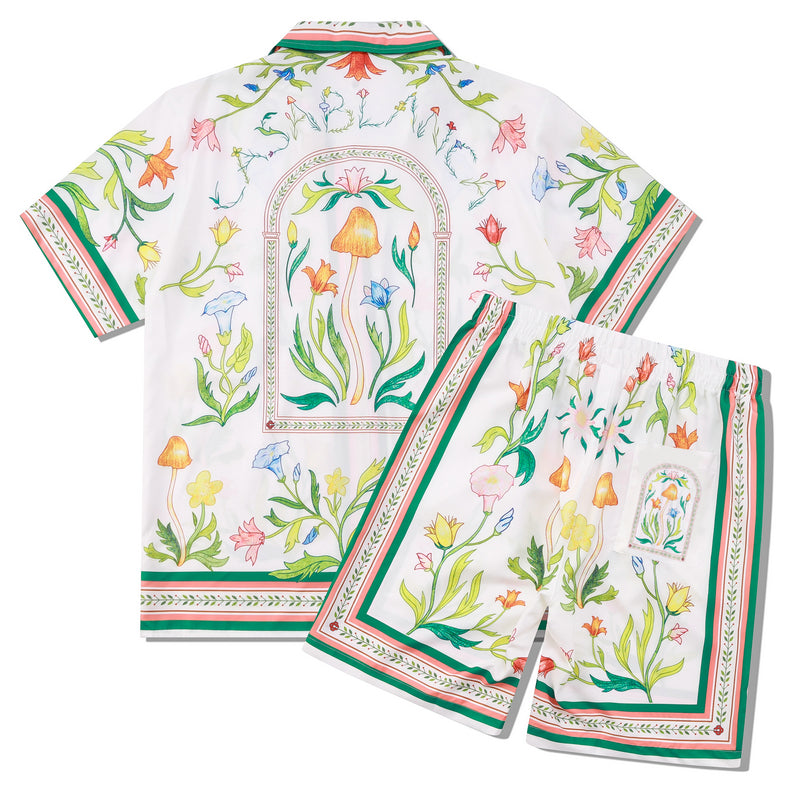 Casablanca Short Set Floral Print White 2026 | Drip Kickz Casablanca Short Set Floral Print White - Image 2