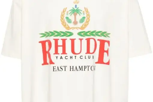 RHUDE East Hampton Crest cotton T-shirt