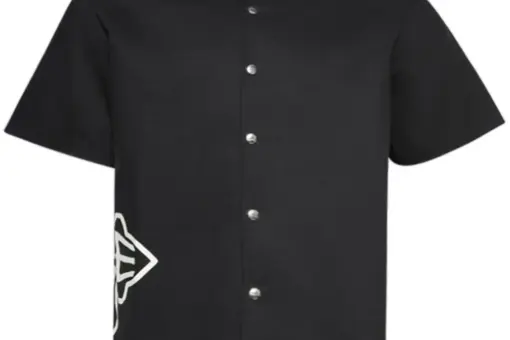 RHUDE Cross Logo shirt black