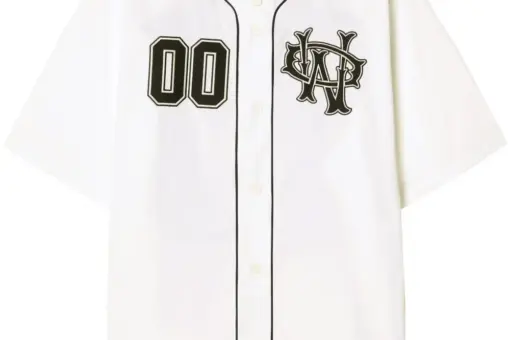 Off-White 00 baseball shirt white