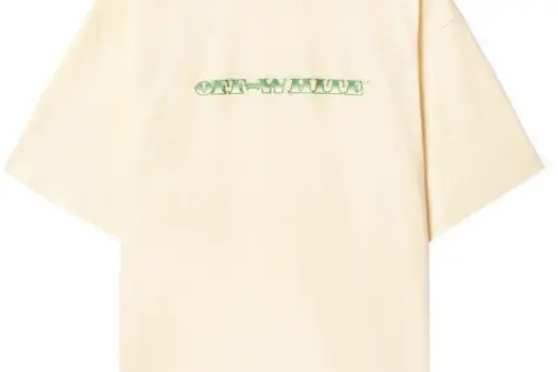 Off-White Cash Arrow T-shirt light yellow