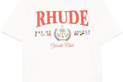 RHUDE graphic-print T-shirt white