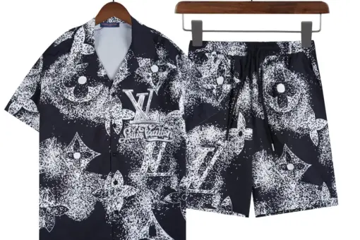 LV Short Set Black