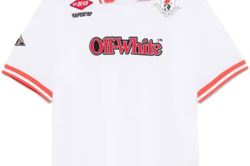 Off-White Eagle soccer T-shirt white