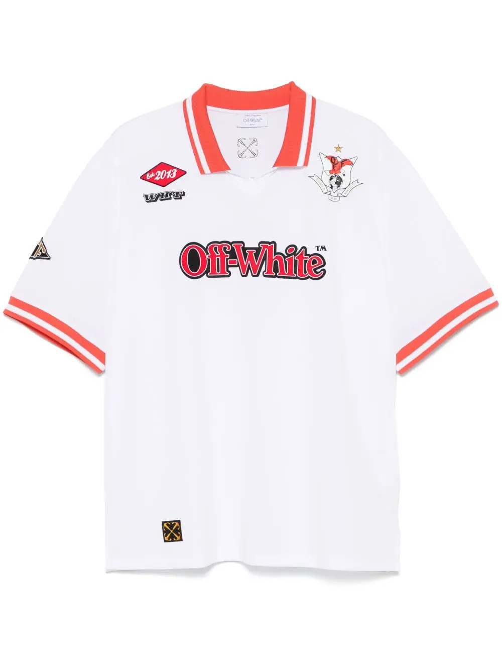 Off-White Eagle soccer T-shirt white 2026 | Drip Kickz Off-White Eagle soccer T-shirt white