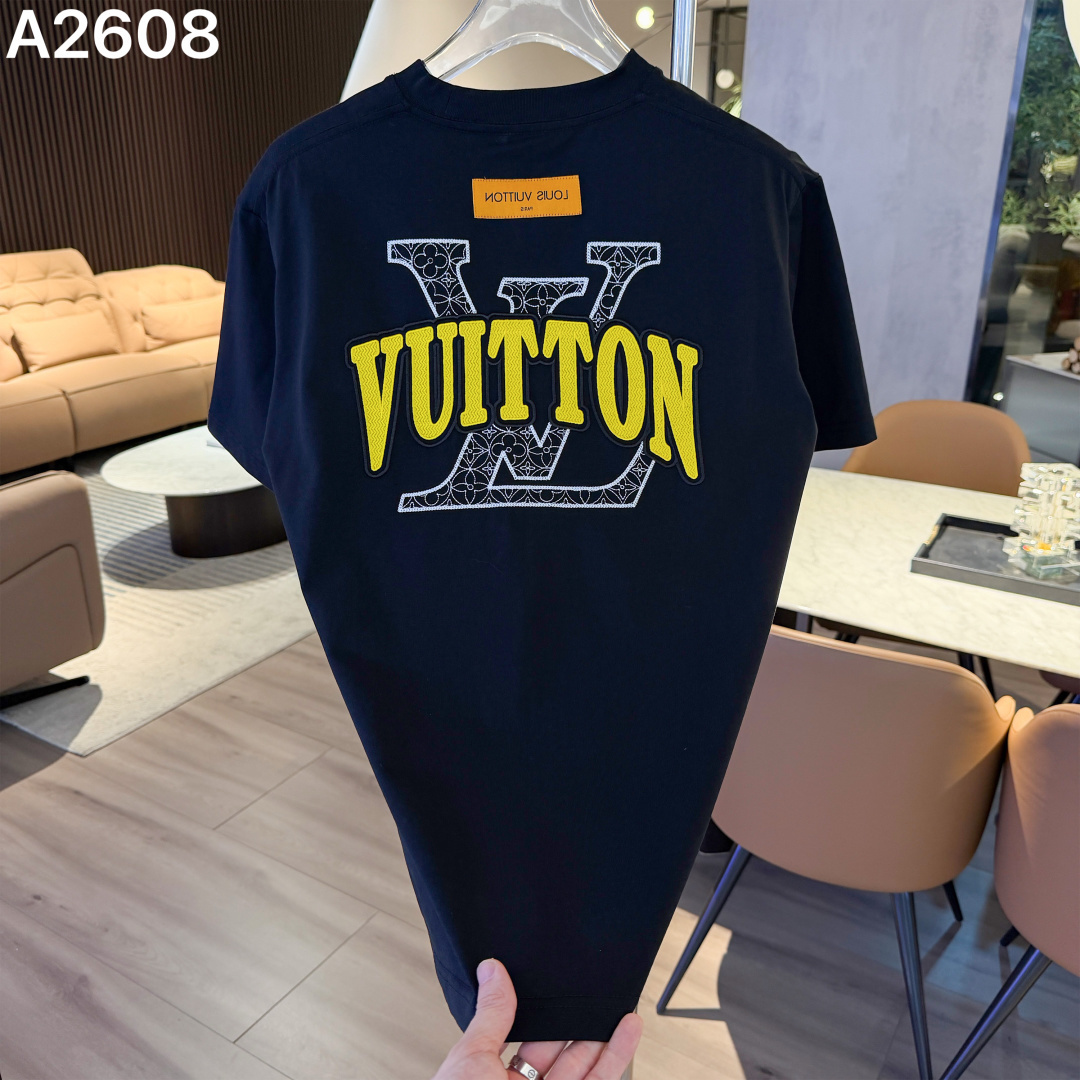 LV Short-Sleeve T-Shirt Casual Top 2026 | Drip Kickz LV Short-Sleeve T-Shirt Casual Top - Image 2