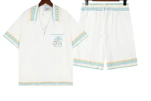 Casablanca High-End Vacation Shirt And Short Set
