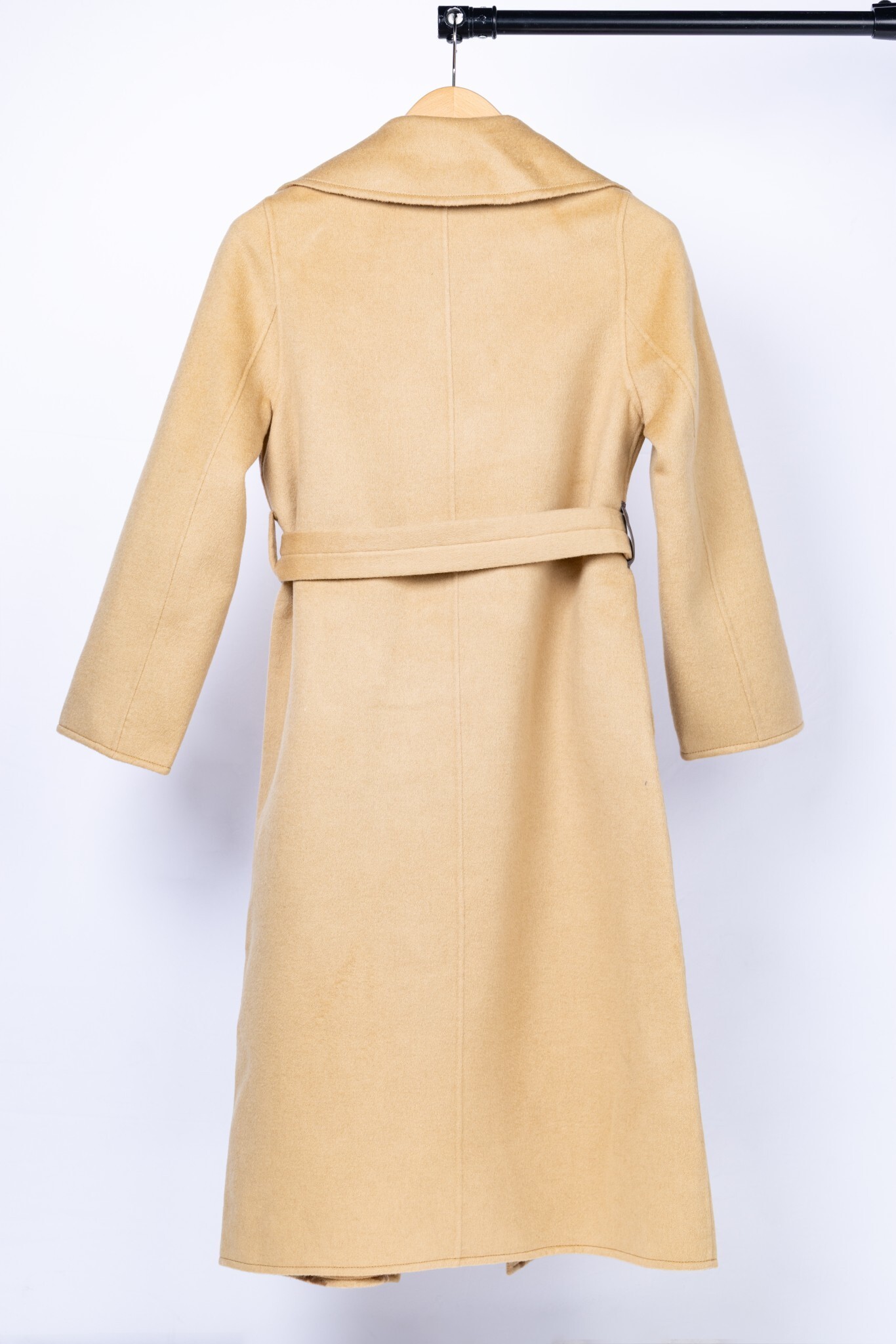 LV Long Wool Coat Full Beige 2026 | Drip Kickz LV Long Wool Coat Full Beige - Image 2