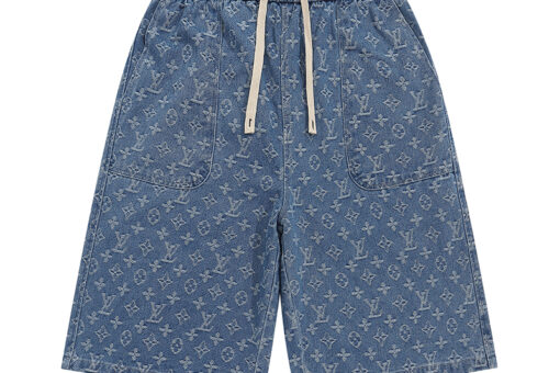 LV Monogram Denim Shorts