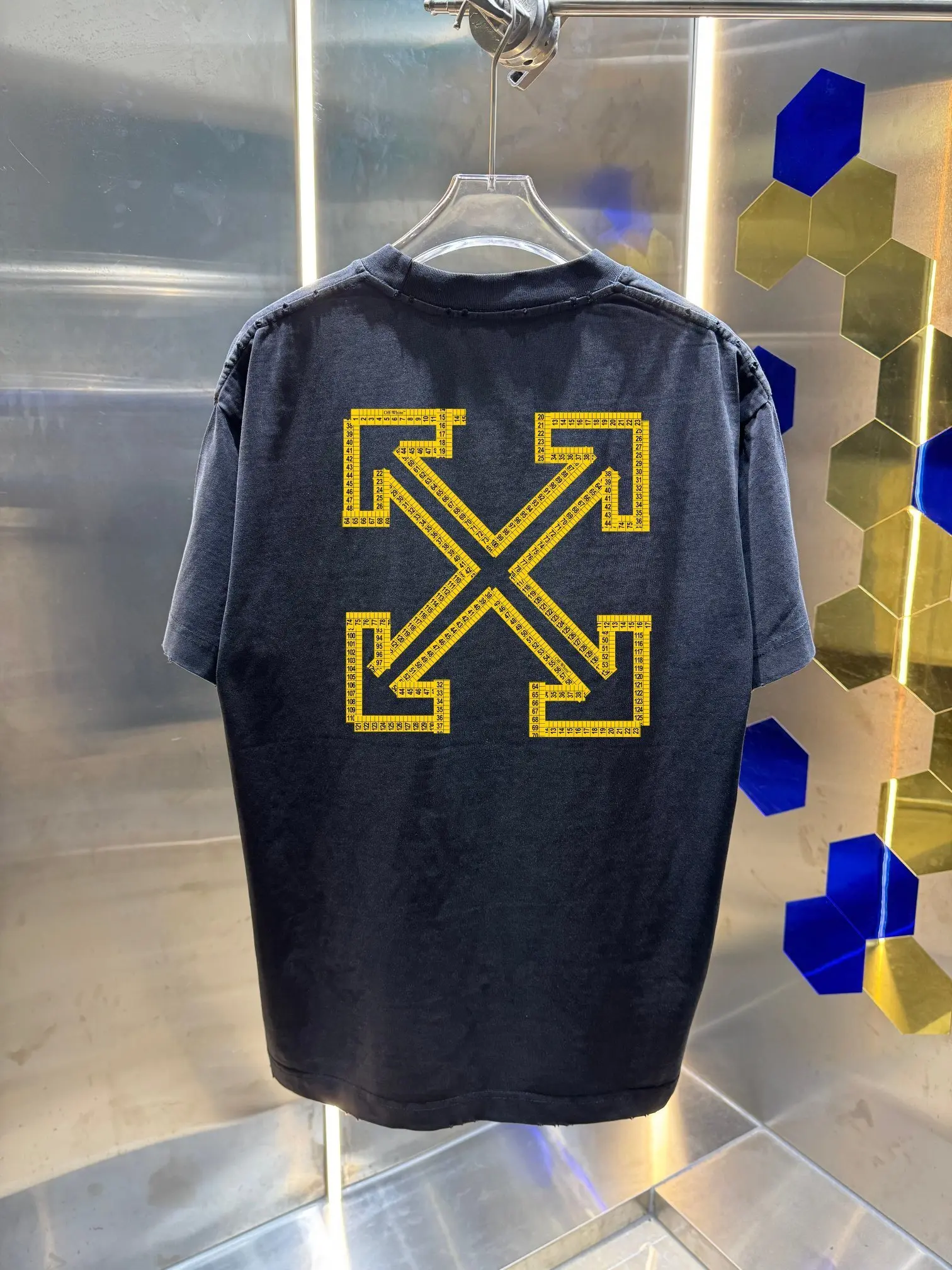Off-White Tape Arrow Skate T-Shirt Black 2026 | Drip Kickz Off-White Tape Arrow Skate T-Shirt Black - Image 2
