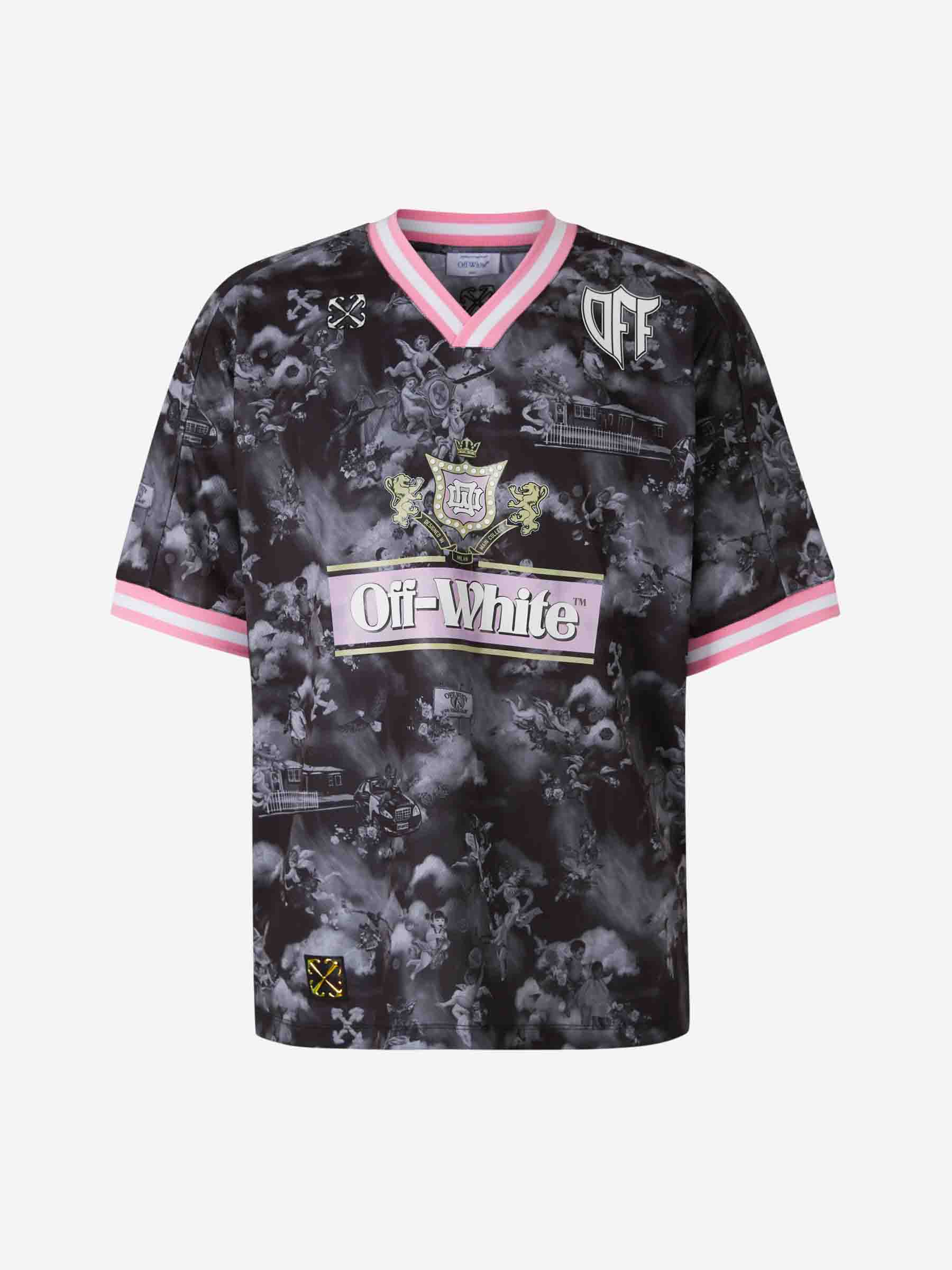 Off-White Fresco Soccer T-shirt Black 2026 | Drip Kickz Off-White Fresco Soccer T-shirt Black