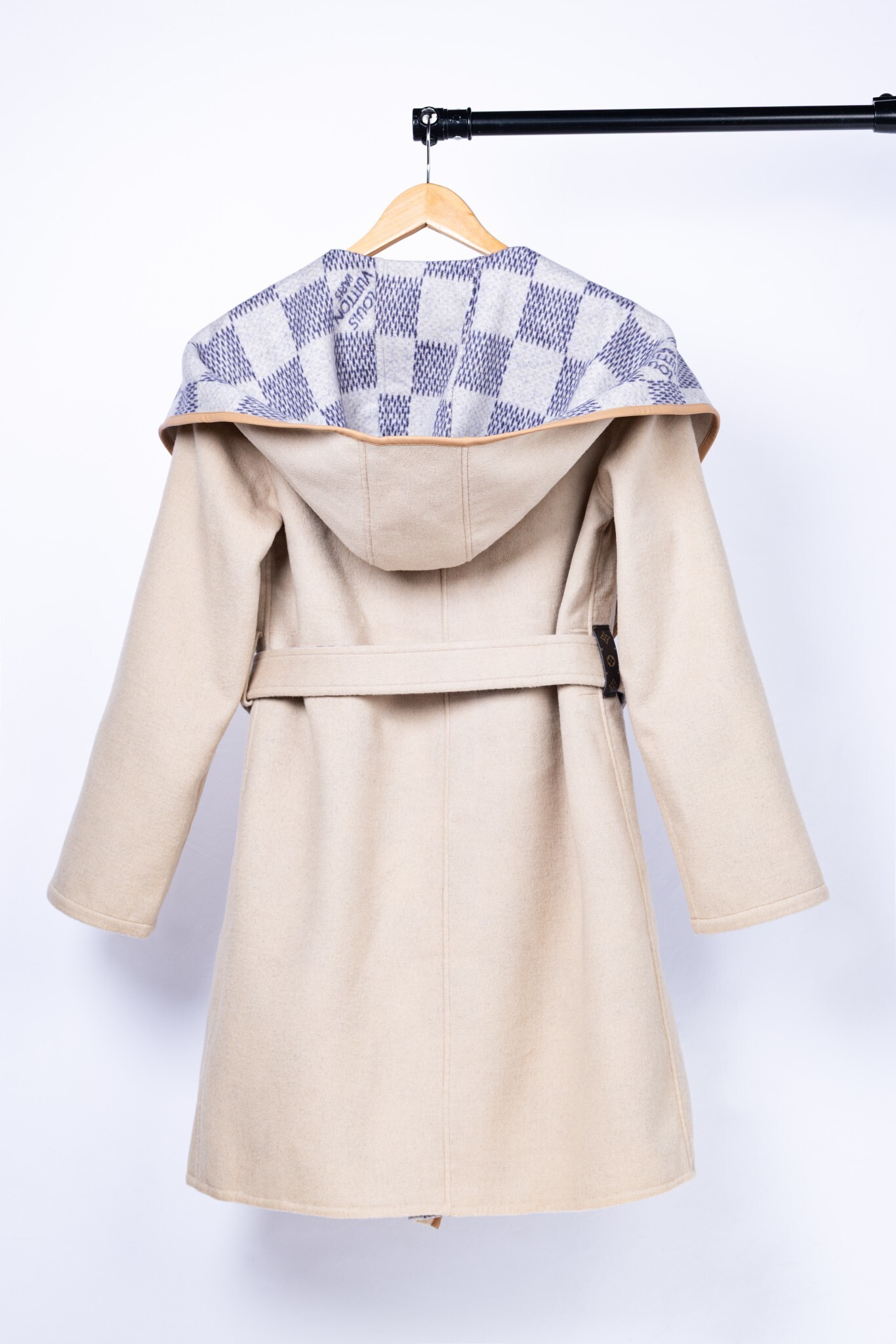 LV Long Wool Coat Light Tan 2026 | Drip Kickz LV Long Wool Coat Light Tan - Image 2