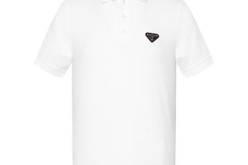 Prada Cotton Polo Shirt White