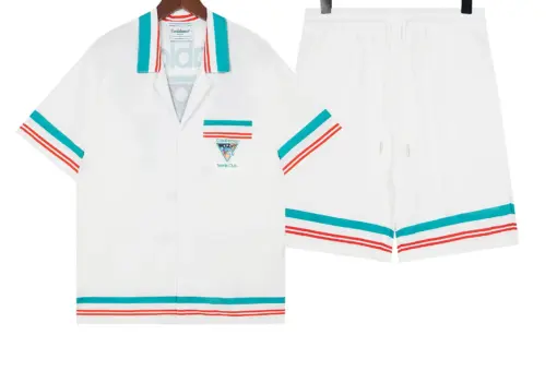 Casablanca “Casa Way” Silk Shirt And Short Set
