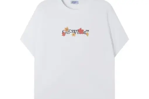 Off-White Leaves Arrow T-Shirt White