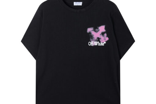 Off-White Kids Arrow Spray T-Shirt Black