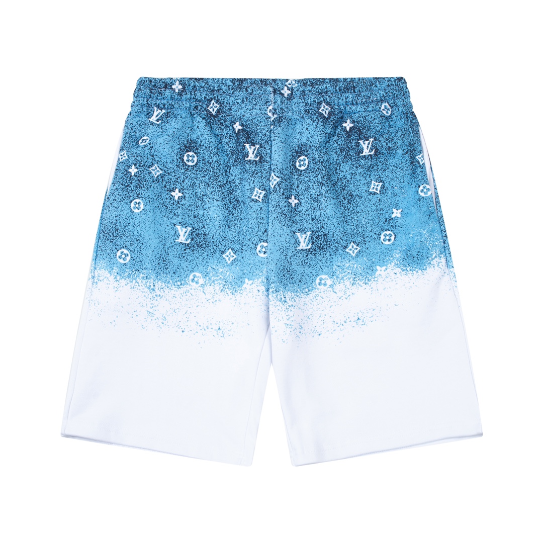 LV Shorts Blue White 2026 | Drip Kickz LV Shorts Blue White