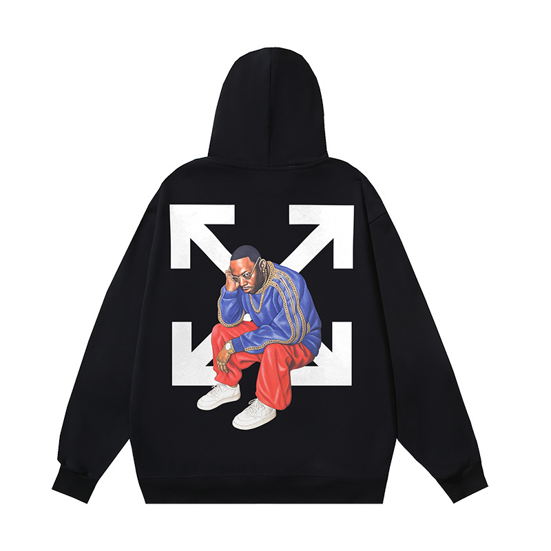 Off-White Hoodie Black 2026 | Drip Kickz Off-White Hoodie Black - Image 2