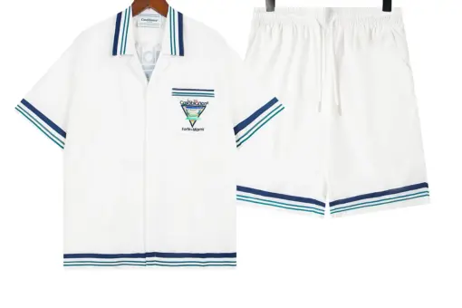 Casablanca Paris Miami Open x Forte Dei Marmi Shirt And Shorts Set White