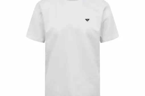 Prada White Cotton Logo T-Shirt
