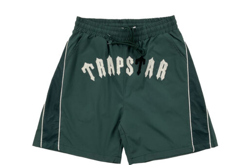 Trapstar Arch Chenille Decoded Shorts Green