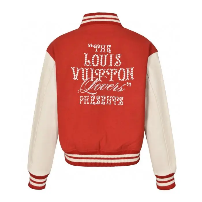 LV Jacket Red White 2026 | Drip Kickz LV Jacket Red White - Image 2