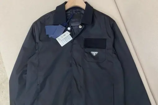 Prada Re-Nylon Bomber Jacket Black