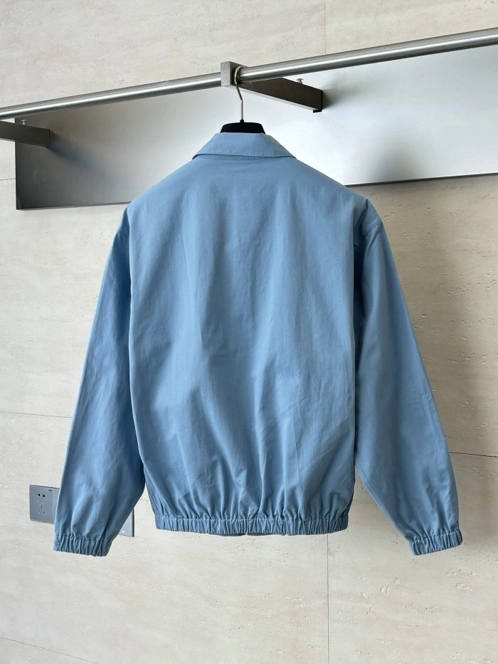 Prada Light Blue Prada Blouson Jacket 2026 | Drip Kickz Prada Light Blue Prada Blouson Jacket - Image 2