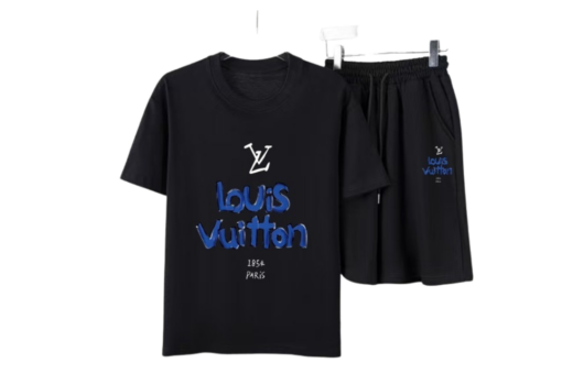 Louis Vuitton “1854 Paris” T-Shirt And Shorts Set Black