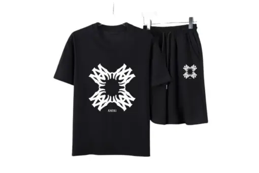 Amiri MA Quad T-Shirt And Shorts Set Black