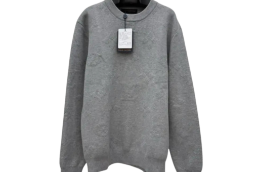 LV Embellished Knitted Crewneck