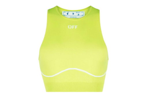Off-White Athl Off Stamp Seaml Bra ‘Fluo Yellow’