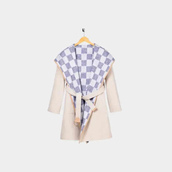 LV Long Wool Coat Light Tan 2026 | Drip Kickz LV Long Wool Coat Light Tan - Image 3