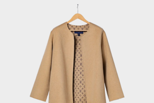 LV Jackets & Coats Beige