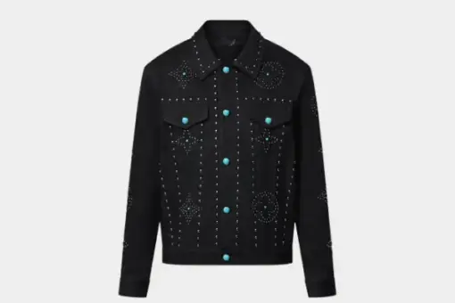 LV Embroidered Denim Jacket