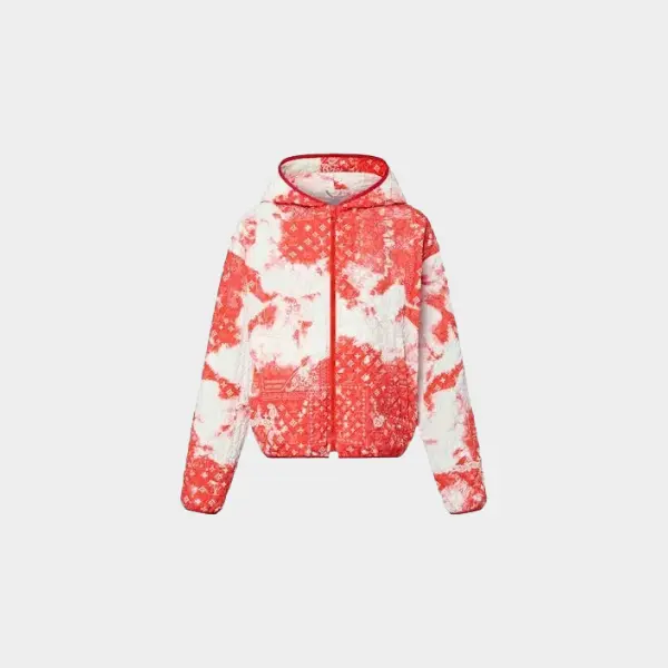 LV Bandana Windbreaker Monogram Orange/White 2026 | Drip Kickz LV Bandana Windbreaker Monogram Orange/White