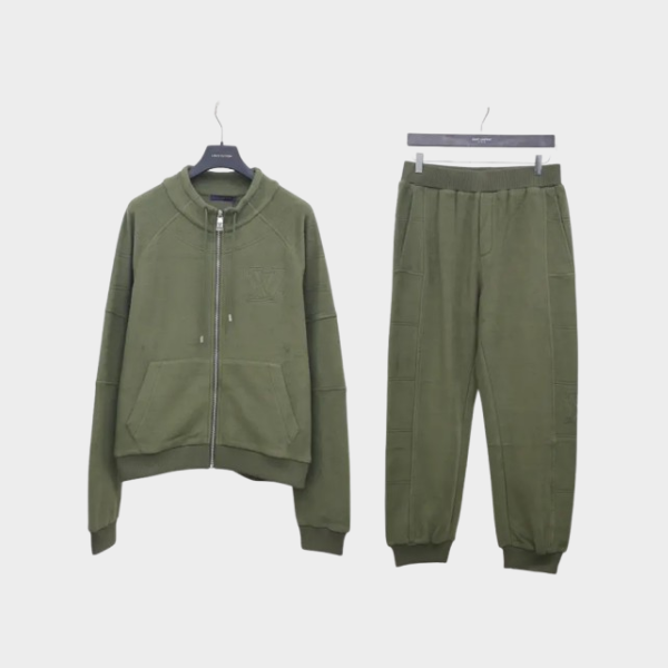 LV Tracksuit Green 2026 | Drip Kickz LV Tracksuit Green