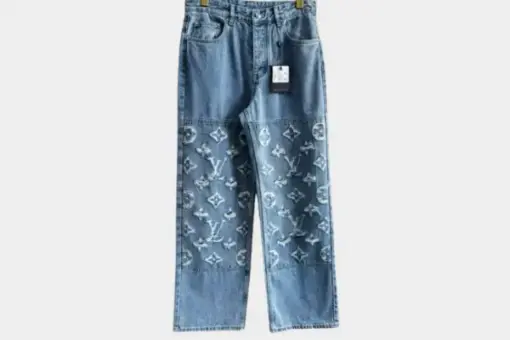 LV Monogram Jeans Blue