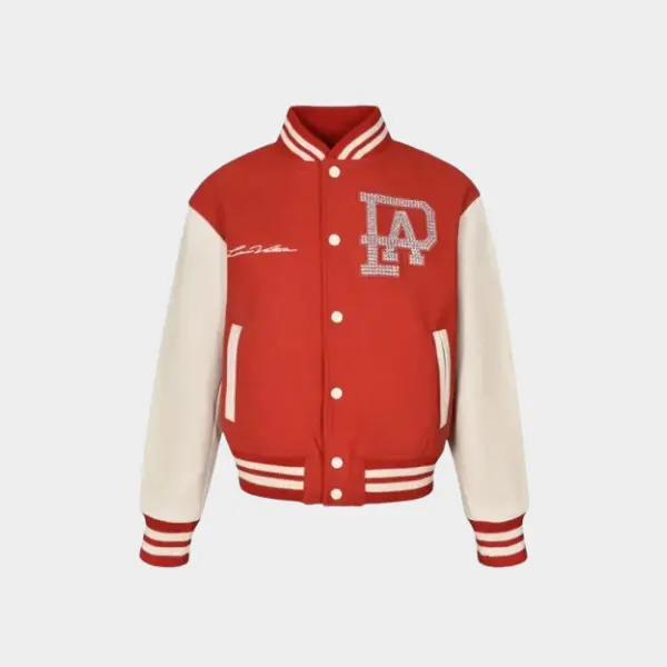 LV Jacket Red White 2026 | Drip Kickz LV Jacket Red White