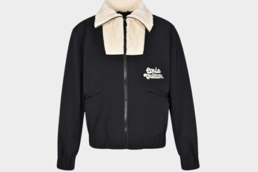 LV Jacket Black And Cream