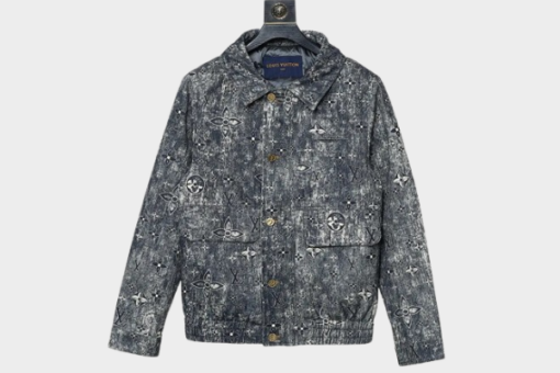 LV Down Jacket Denim