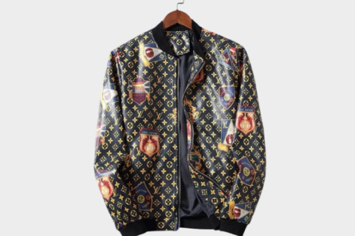 LV Jacket Black And Yellow