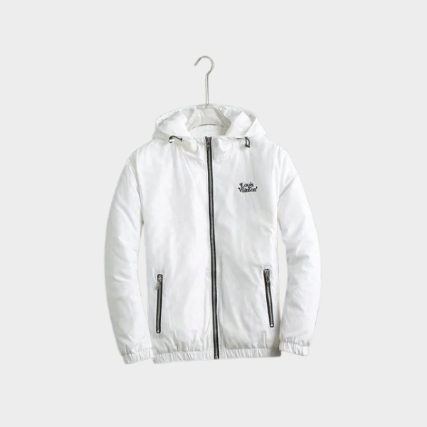 LV Jacket White 2026 | Drip Kickz LV Jacket White