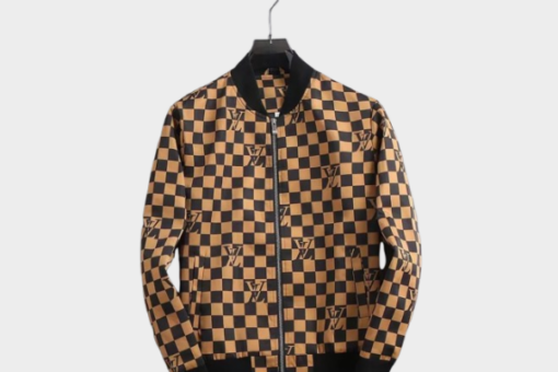 LV Jacket Brown And Black